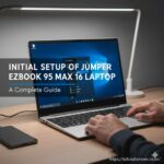initial setup of jumper ezbook 95 max 16 laptop