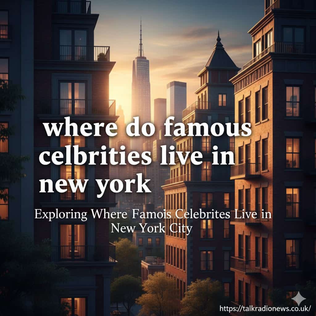 where do famous celebrities live in new york