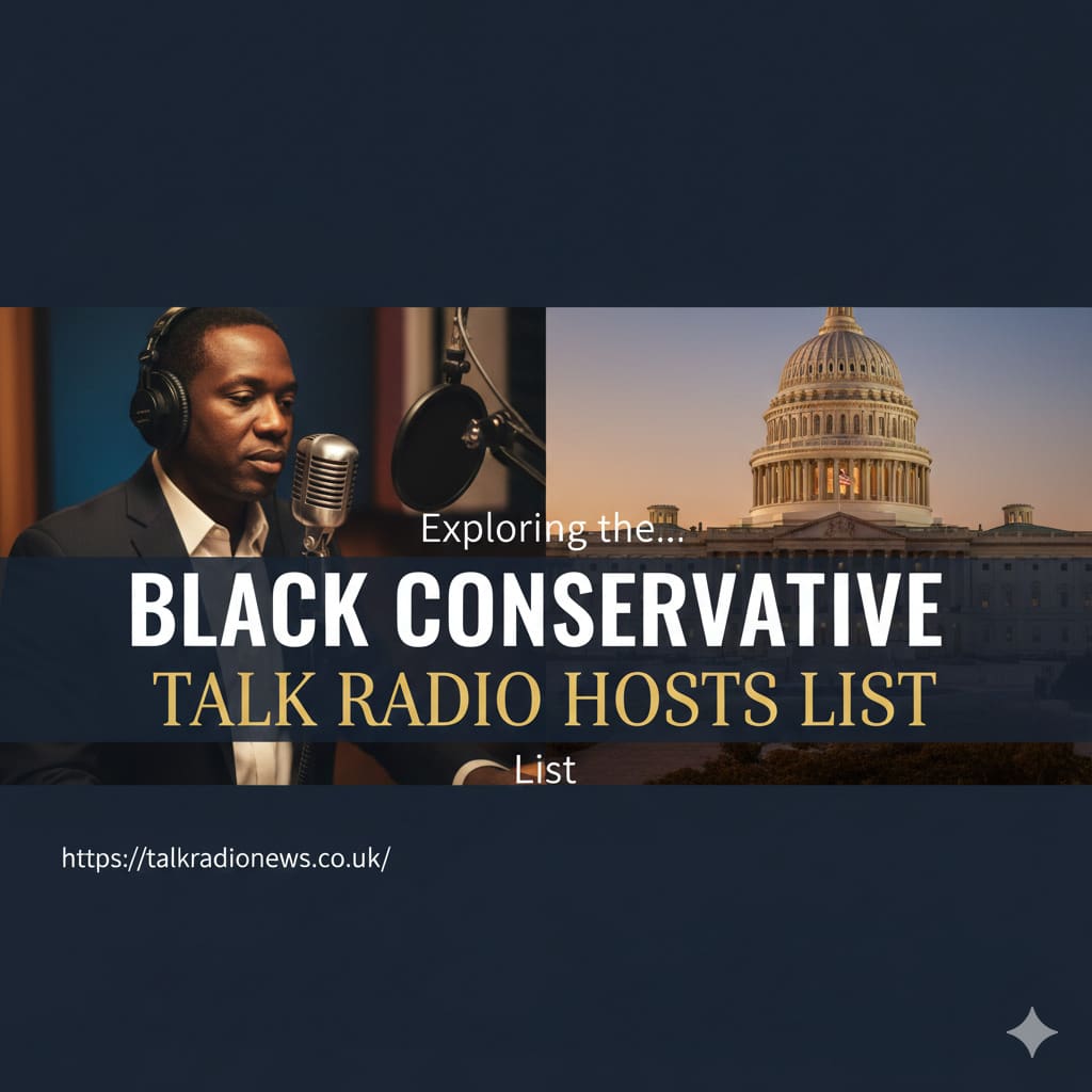 Exploring the Black Conservative Talk Radio Hosts List