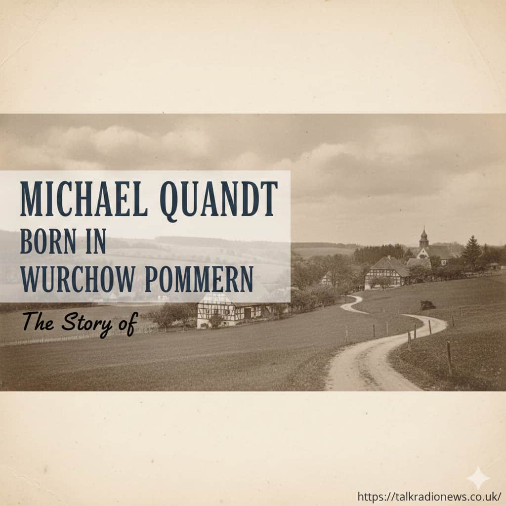 An old, sepia-toned map of the historical region of Pomerania, with a magnifying glass focused on the area of Wurchow.