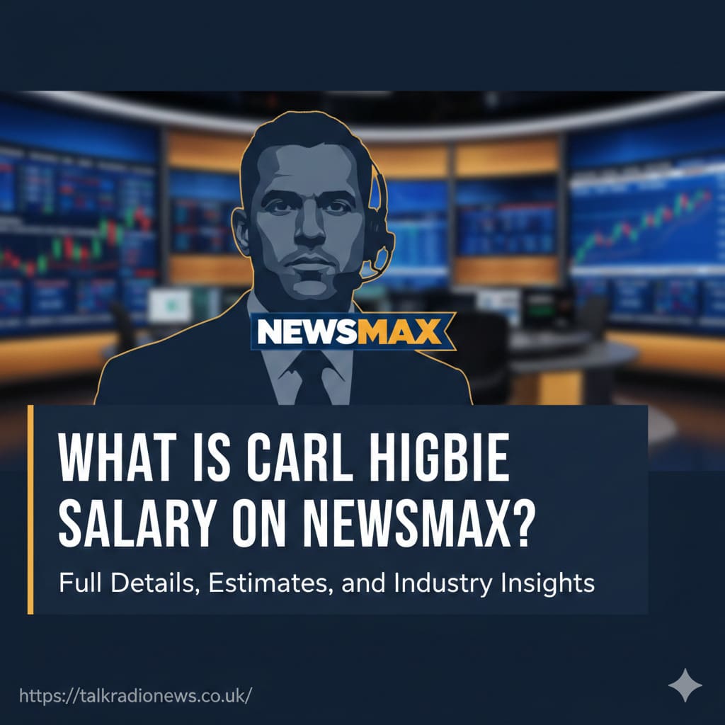 A professional headshot of Carl Higbie in a studio setting, looking at the camera.