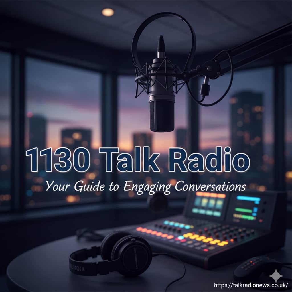 A vintage AM radio dial tuned to 1130