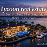 Tycoon real estate luxury waterfront estate with a modern mansion, private pool, and secluded dock