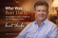 Silhouette of a man overlooking a calm Canadian lake, representing Burt Thicke’s private life away from fame.