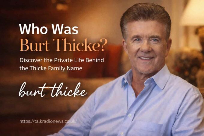 Silhouette of a man overlooking a calm Canadian lake, representing Burt Thicke’s private life away from fame.