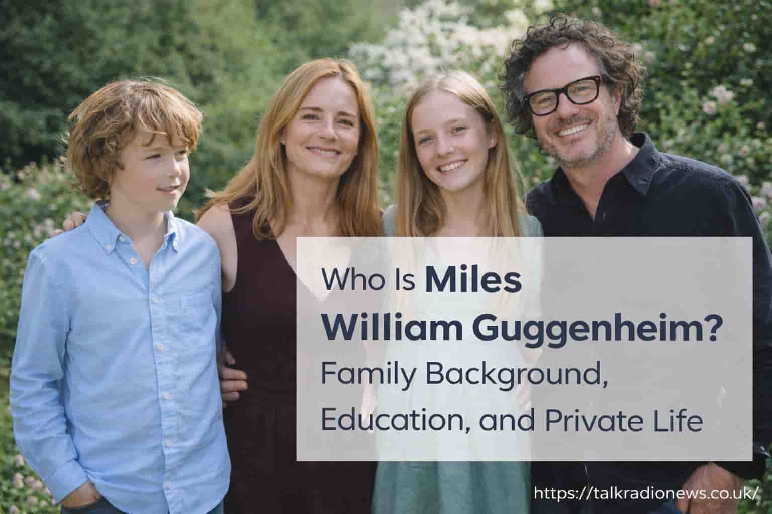 Miles William Guggenheim with parents Elisabeth Shue and Davis Guggenheim