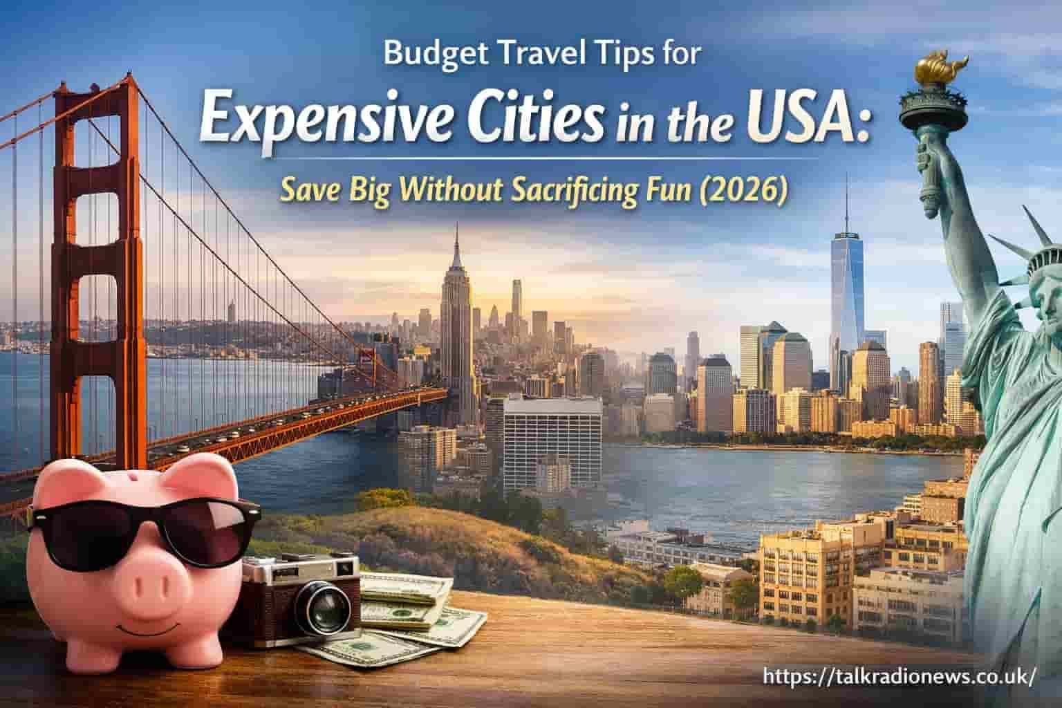 Budget travel tips for expensive cities in the USA with iconic landmarks