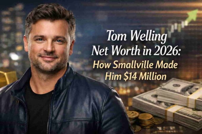 Tom Welling smiling confidently, representing his successful Hollywood career and $14 million net worth in 2026.