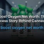 Rob Neuner and Mike Grice pitching Boost Oxygen on Shark Tank with cans of oxygen on display.