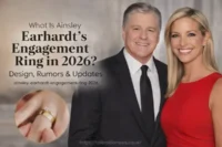 Ainsley Earhardt wearing elegant jewelry, highlighting engagement ring rumors in 2026