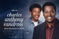  A vintage microphone representing the vocal career of Charles Anthony Vandross.