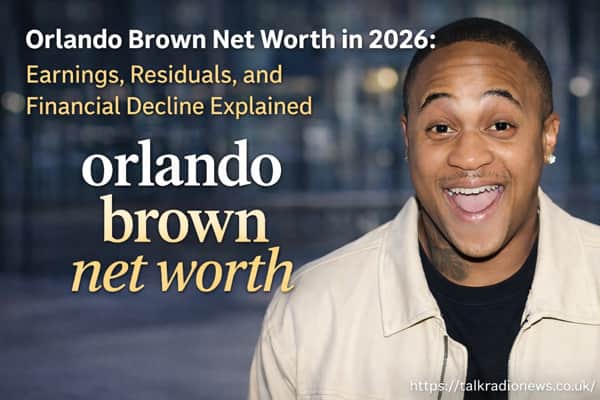 Orlando Brown at a red carpet event, highlighting his Disney Channel fame, career journey, and 2026 net worth.