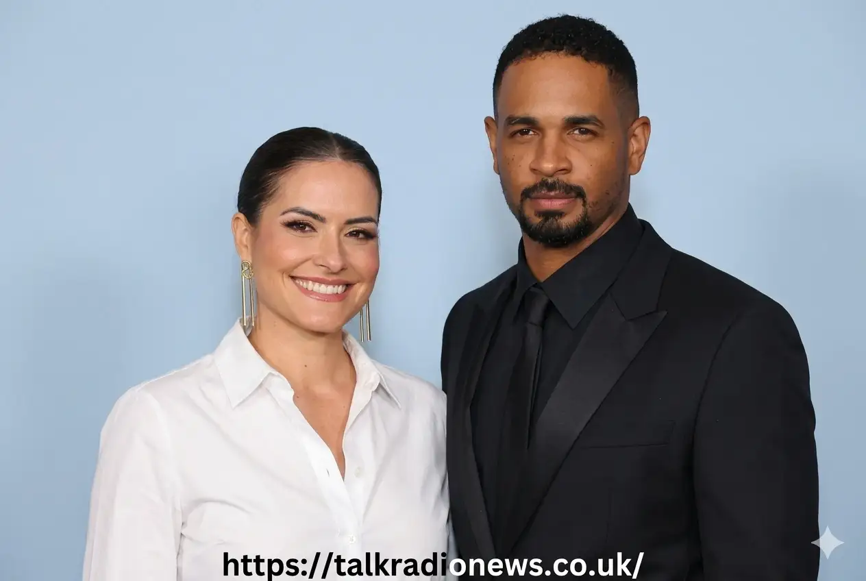Samara Saraiva with Damon Wayans Jr. at a red carpet event