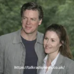 Lupe Gidley, American actress and wife of Christopher McDonald, posing gracefully in a casual setting